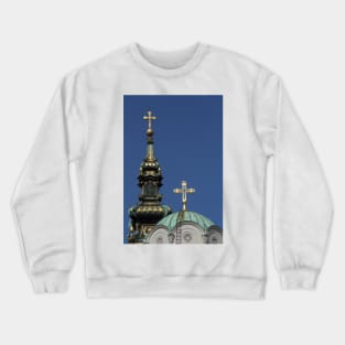 Orthodox Christian Church domes Crewneck Sweatshirt